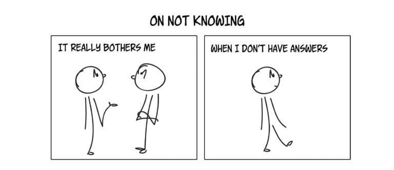 On not knowing