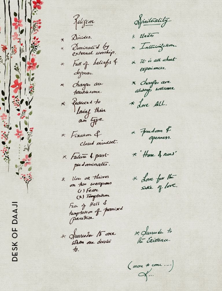 Religion & spirituality – part 1